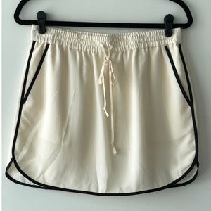 Madewell Silk Athlesure Gym Skirt